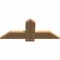 Ekena Millwork Eugene Smooth Timber Gable Bracket, Western Red Cedar, 36"W x 15"H x 1 1/2"D x 5 1/2"F, 10/12 Pitch GBW036X15X0206EUG00SWR - alternate 3